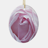 Roze roze roos keramisch ornament (Rechts)