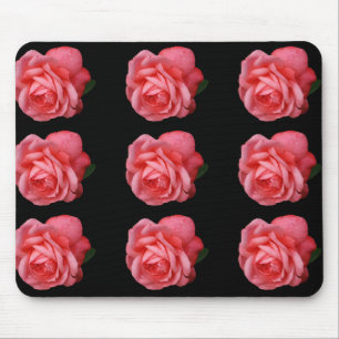 Roze roze roos muismat