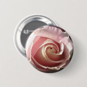  roze roze roos ronde button 5,7 cm (Voorkant /achterkant)