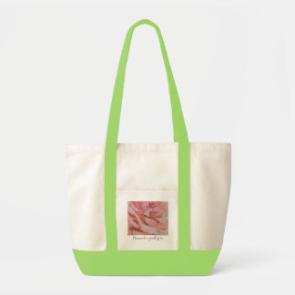 Roze roze roos tote bag