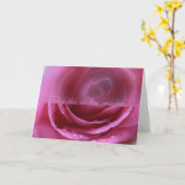 roze roze roos zacht dia de las madres kaart (Gele Bloem)