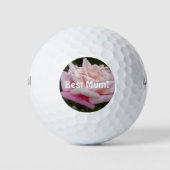 Roze Roze Roze Beste mobiele vormgeving Golfballen (Voorkant)