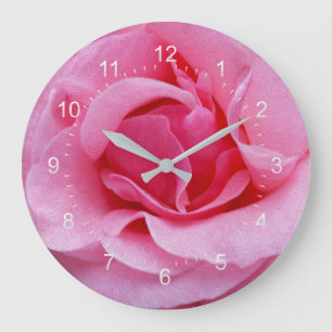 Roze roze roze bladen grote klok
