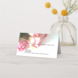 Roze roze roze bloem aangepaste trouwtafel plaatje