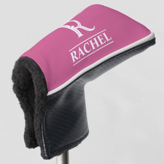 Roze roze roze Hoesje Golfheadcover (3/4 voorkant)