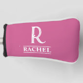 Roze roze roze Hoesje Golfheadcover (Voorkant)
