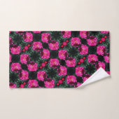 Roze roze roze in het bloem bad handdoek (Handdoek)