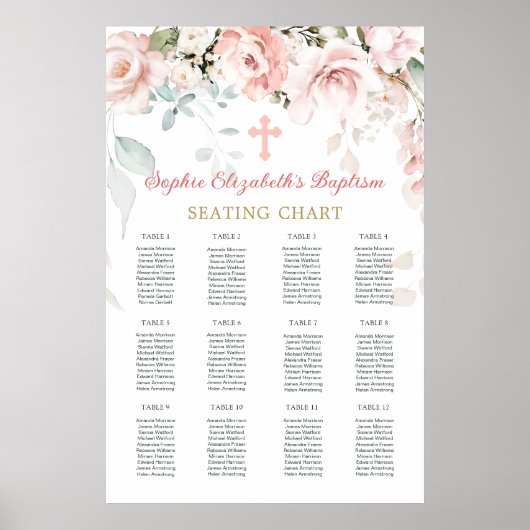 Roze roze roze olievloeistof dwars door de dop poster (Voorkant)