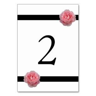 Roze roze roze ribbon bruiloft kaart