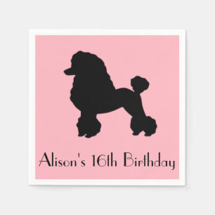 Roze roze roze roestrok wegwerpbaar servetten uit 