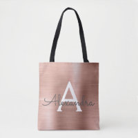 Roze roze roze roestvrij stalen monogram