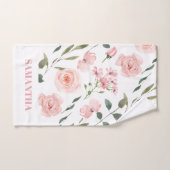 Roze roze roze roodrofopnaam handdoek (Handdoek)