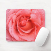 Roze roze roze roze rooddruppels muismat (Met muis)