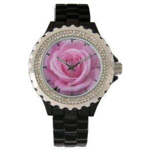 Roze roze roze roze Roos pols Horloge