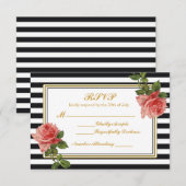 roze roze roze roze RSVP (Voorkant / Achterkant)