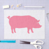 Roze roze roze Silhouette Tissuepapier (Craft)