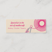 Roze roze roze visitekaartjes (Achterkant)