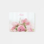 Roze roze rozen post-it® notes (Voorkant)