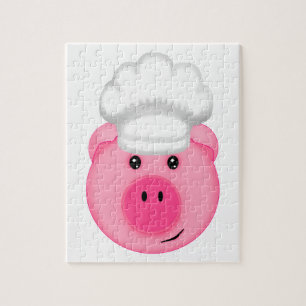 Roze roze schop legpuzzel