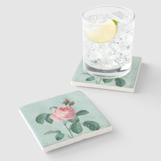  Roze Roze Stenen Onderzetter (Zijkant)