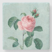  Roze Roze Stenen Onderzetter (Voorkant)