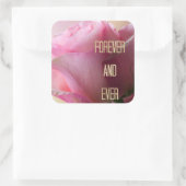 Roze roze Stickers voor het bruiloft van enveloppe (Tas)