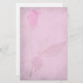 Roze roze  stijlschrijfpapier briefpapier (Voorkant / Achterkant)