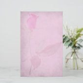 Roze roze  stijlschrijfpapier briefpapier (Staand voorkant)