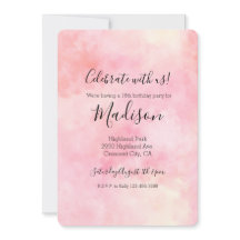 Roze Roze Tie-dye met meisjesachtige tint