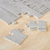  Roze Roze & Typografie Ephemera Legpuzzel (Zijkant)