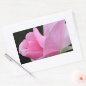 Roze roze ventilator rechthoekige sticker (Envelop)