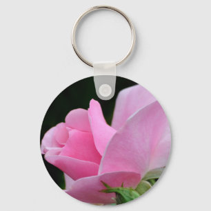 Roze roze ventilator sleutelhanger
