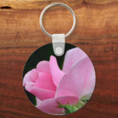 Roze roze ventilator sleutelhanger (Voorkant)