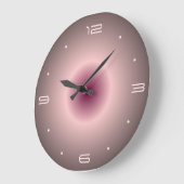 Roze Roze Verlichte Ontwerp> Ronde Wandklokken Grote Klok (Hoek)