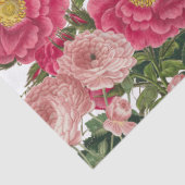 Roze roze vlinder Frans Script  Tissuepapier (Detail)