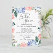 Roze roze Vrijgezellenfeest Inv Kaart (Staand voorkant)