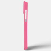 Roze roze watermeloen met platte kleur Case-Mate iPhone case (Achterkant / Links)