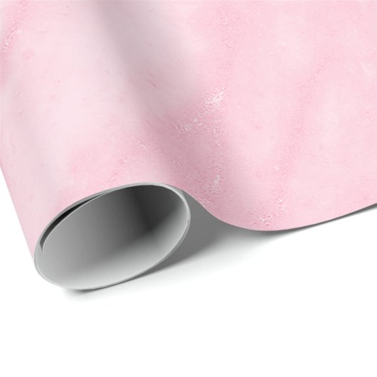 Roze roze witte, dubbelkleurige, marmer Abstracte  Cadeaupapier (Rol Hoek)