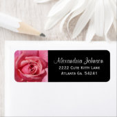 Roze roze: Zwarte labels voor retouradressen (Insitu)