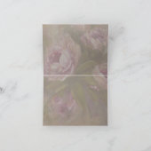 Roze rozen 4 x 5,6" kaart (Binnen)