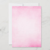 roze rozen 80e verjaardag kaart (Achterkant)