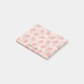 Roze rozen Aangepast 4 x 3 Post-it® Notes (Schuin)