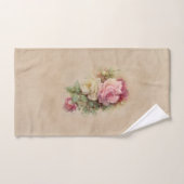 Roze  Rozen Bad Handdoek (Handdoek)