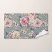 roze rozen badhanddoek set bad handdoek (Handdoek)