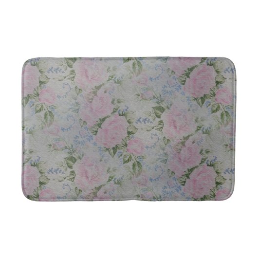 Roze Rozen Badmat (Voorkant)