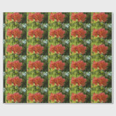 Roze Rozen Bloem Foto Wrapping Papier (Vlak)