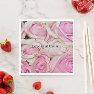 Roze Rozen Bloem (fotografie door mij) Liefde Brui Servet