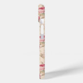 Roze Rozen Bloemen iPhone 15 Mobiele Telefoon Case (Achterkant / Links)