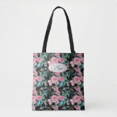 Roze  Rozen bloemen Moeders tas (Voorkant)