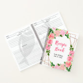 Roze Rozen Bloemen Recept Boek (Binnen)